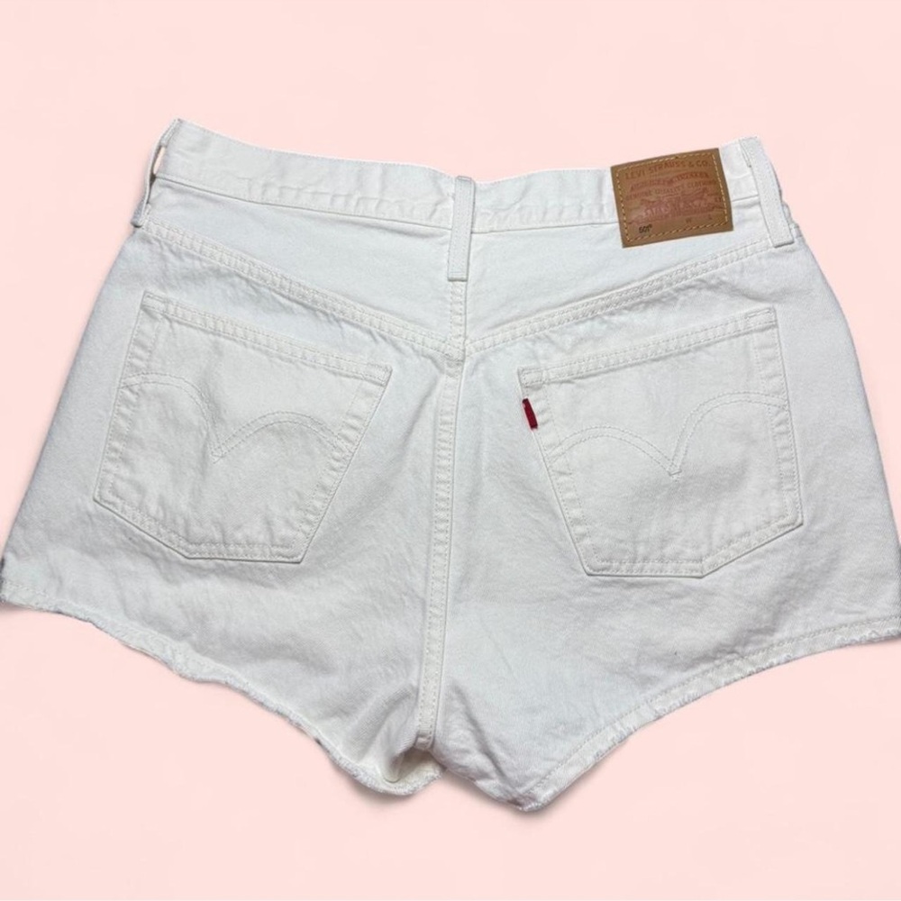 Levi's White Jean Shorts for Women